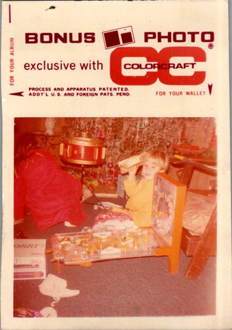 1960s Christmas Morning Children Gift Exchange SORRY Board Game Photograph Model
