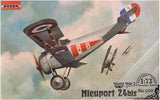 Nieuport 24 Bis - French Airplane WWI - Model Kit 81 mm Scale 1/72 Roden 059 Model