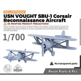 1/700 Military Model Kit USN VOUGHT SBU-1 Corsair Reconnaissance Aircraft Model