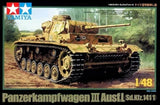 Tamiya 32524 1/48 Scale Model Tank Kit German Panzer Panzerkampfwagen III Ausf.L Model