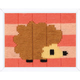 Vervaco stamped long stitch kit "Kleiner Igel", 12,5x16cm, DIY Model