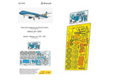 1:144 PE Detail Set Cockpit for scale model Airbus A321 Zvezda Model
