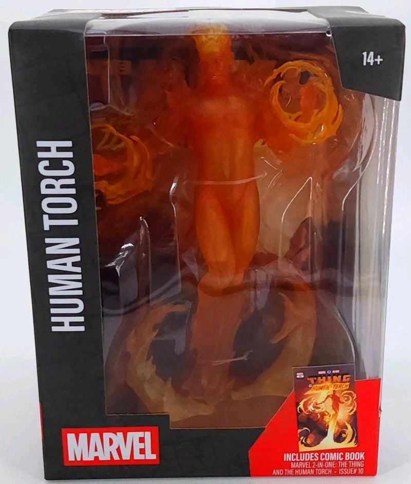 Mcfarlane MARVEL PVC Human Torch 1/6 Scale statue Fantastic Four Model