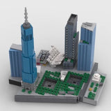 New World Trade Center Freedom Tower Street View Model Building Kits Model