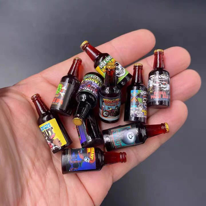 1/6 Scale Beer Bottle Model * 10 for 12" Figure Scene Accessories (Plastic) Model