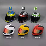 ZY3014 1/6 Simulation Racing Motorcycle Helmet Model Accessories For 12'' Figure Model