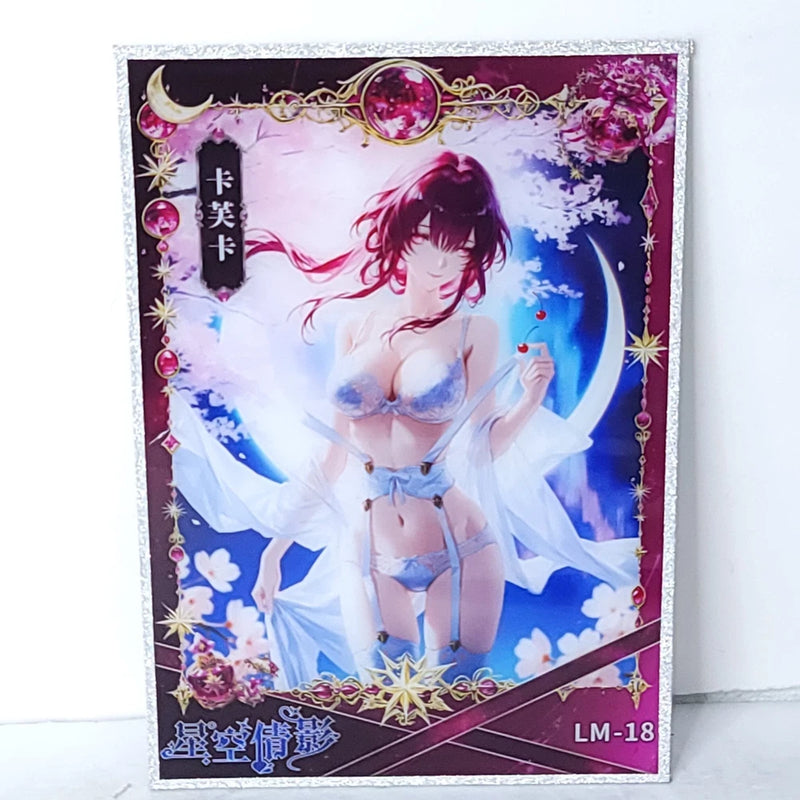 Kafka Double Sided Acrylic Waifu Card Anime Girl Wall Art Oversized Board A5 Model