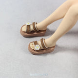 Female 1/6 Retro Slippers Model Fit for 12" Action Figure Model