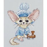 Klart counted cross stitch kit "Babyboy Fenya" 17x22cm, DIY Model