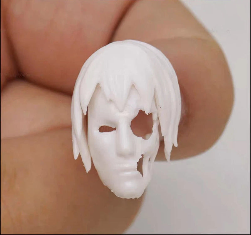 1/6 Scale Solider Robot Mask Model for 12" Figure Prop Scene Accessorries Model