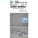 Water Bottles for Vehicle/Diorama Scale 20 pieces Dan Models 35310 Scale 1:35 Model