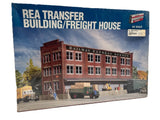 Ho Scale Walthers Cornerstone 933-3095 REA Transfer Building Freight House Kit Model