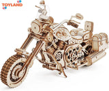 3D Wooden Puzzle Building Toys Motorcycle Mechanical Model Educational Toys Gift Model