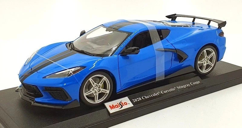 Maisto 1/18 Corvette ZR1 Coupe Deep Blue Special Edition Diecast Model Car | New Model