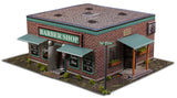 BK 4809 1:48 Scale "Barber Shop" Photo Real Scale Building Kit Model