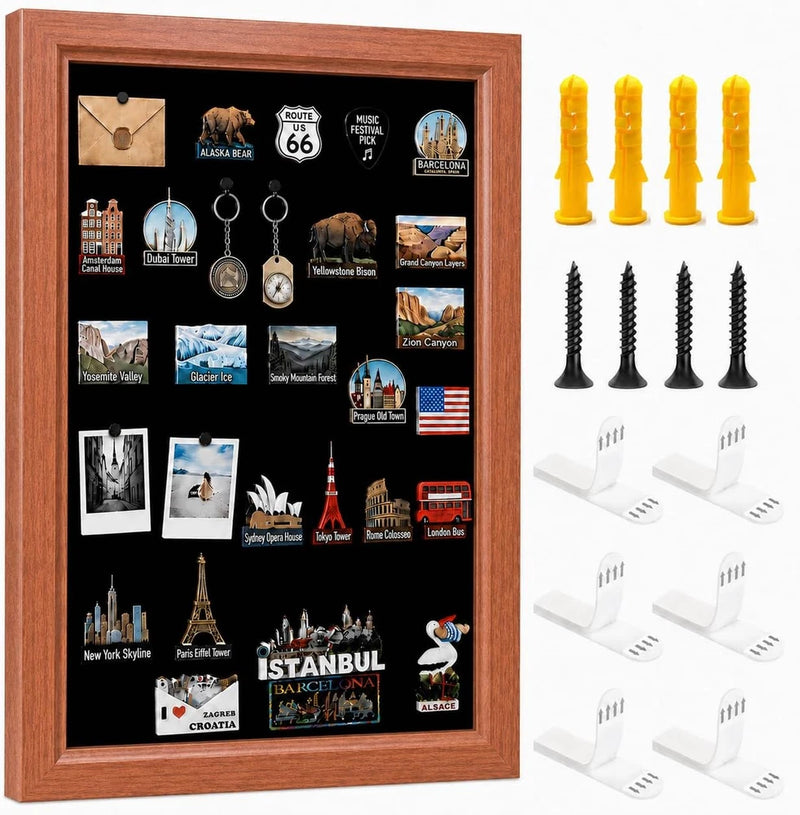 Magnet Board for Wall, 15.7" X 23.6" (Background Paper Not Included) | Wood MDF Model