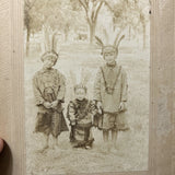Incredible 1916 Photo On Board Children As Native American Indians Model