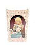 Precious Moments Christmas Stocking Hanger With Lights Girl Enesco Box Model