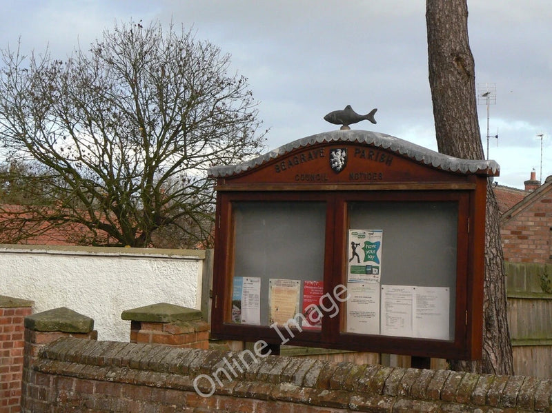 Photo 6x4 Parish Council notice board Seagrave I have been unable to disc c2011 Model