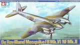 Tamiya 61062 1/48 Aircraft Model Kit De Havilland Mosquito FB Mk.VI/NF Mk.II Model