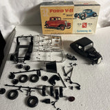 Amt Plastic Model FORD V8 The Deuce Model Kit Box -INCOMPLETE Sold FOR PARTS Model
