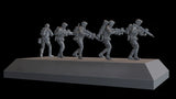 Modern NATO Forces 5 Soldiers No Base 1/35 Scale Model Kit Resin Printed Model