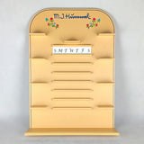 M.J. Hummel Perpetual Calendar Figurines Display Stand Wall Shelf Model