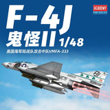 Academy AC12356 1/48 F-4J PhantomII `VMFA-333 Shamrocks Assemble Model Kit Model