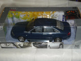 VERY HARD TO FIND CHECKMATE 1/18 DIECAST AUDI A6 MODEL CAR DARK BLUE MINT IN BOX Model