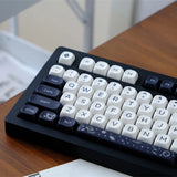 Milky Way White PBT Keycaps MOA Profile Dye-Sub for Cherry MX Switches 125 Keys Model