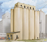 Walthers 933-2942 HO Modern Grain Head House With Silos Industrial Building Kit Model