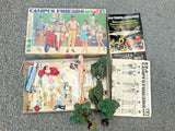 Vintage 1980's Tamiya 1/24 Campus Friends Set Plastic Model Kit #2434 People Model