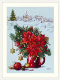 Merejka Counted Cross Stitch Kit Happy Holiday K-194 Model