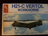 Hobby Craft H21-C Vertol Workhorse  1-72 Scale Model, Kit #HC2302, New Model