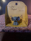 JOSEF ORIGINAL Vintage Mini Elephant (Dumbo?) In Factory Yellow Display Model