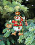 DIY Cross stitch kit "Christmas snowman" Model