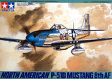 Tamiya 61040 1/48 Scale Model Kit US 8th Air Force North American P-51D Mustang Model