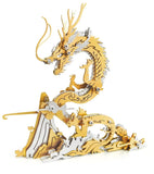 3D Metal Puzzles,3D Metal Puzzle for Adults,Mechanical Model Kit Golden Drago... Model