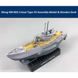 Meng WB-003 U-boat Type VII Q Edition Plastic Assembly Model Kit & Wooden Deck Model