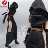 SAtoys 1/6 SA008A Black Hooded Dress Model Fit 12