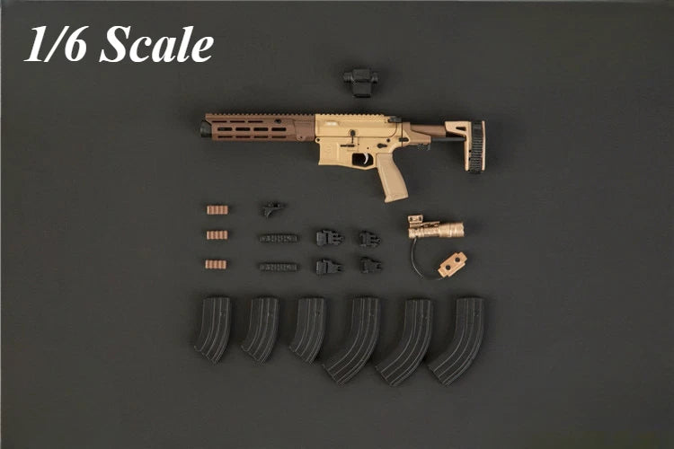 1/6 Scale ES MDX508 Weapons Model for 12" Solider Action Figure Parts Model
