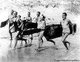 Vintage 1930s Surfers with Boards - Vintage Photo Print Model