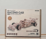 ROKR Racing Car 3D Wooden Puzzle Mechanical DIY Model #LK505-New/Sealed Box Model