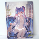 Roccia Premium Neko Cat PR Waifu Card Anime Wall Art Oversized Board A5 Model