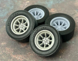1/24 Scale: ??Minilite Wheels For Trans Am Race Series?? W/ Goodyear Racing Slicks Model