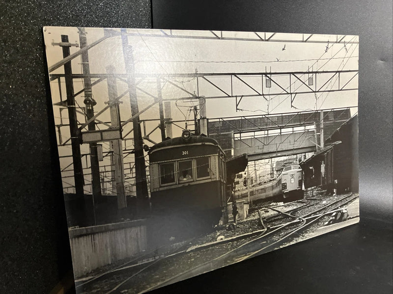 Urethane, prewar, board, photo, train Japan, monochrome, antique, shiosai Model