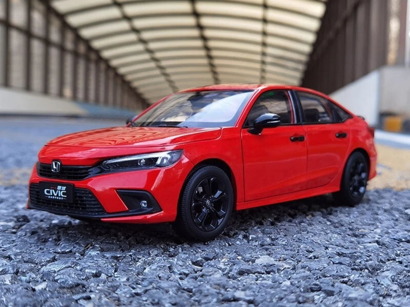 1/18 Honda CIVIC 2022 11th Gen Diecast Metal Car Model Kids Toy Gift Display New Model