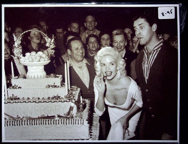 Jane Mansfield and Mickey Hargitay 1950s Celebrity Photo Back board 8x11 Model