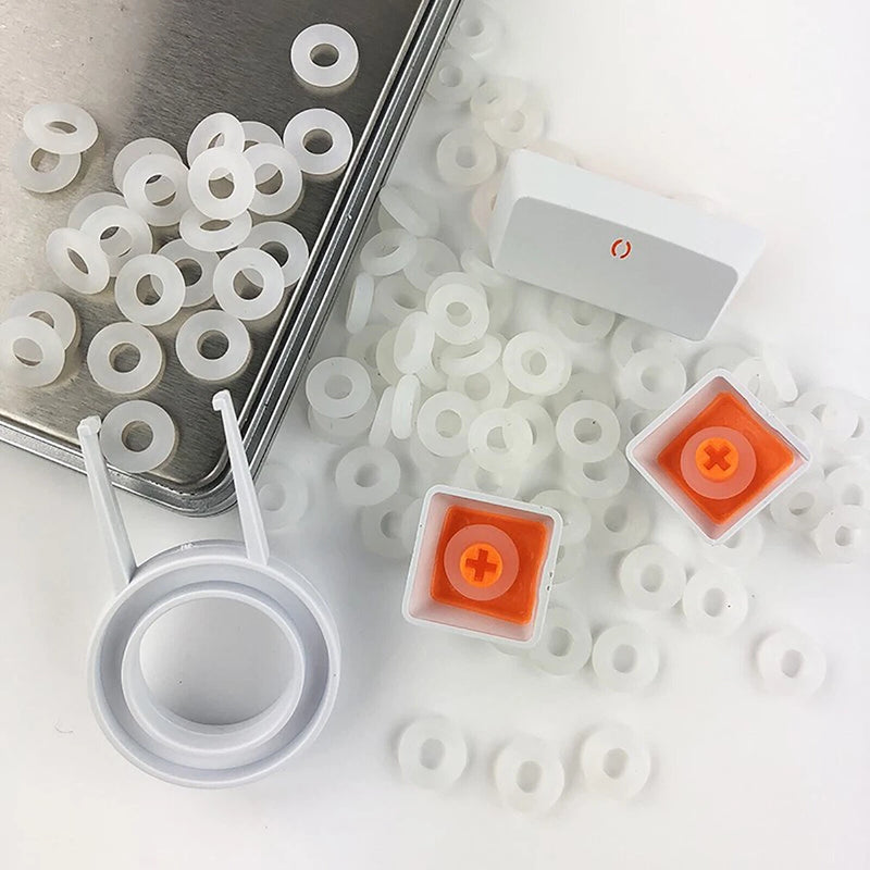 For Mechanical Keyboard 120pcs Keycap Mute Silencer O-Ring Switch Dampeners #YS Model