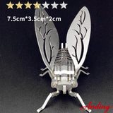 3D Metal Puzzles for Adults Cicada 47PCS Metal Kits Build DIY Ornaments Model